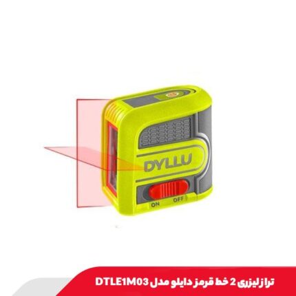 تراز لیزری 2 خط قرمز دایلو مدل DTLE1M03 | تراز لیزری دو خط افقی و عمودی دقیق و اقتصادی