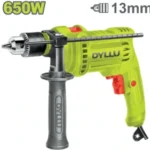 دریل چکشی 650 وات دایلو مدل DTMD15651 | دریل برقی قدرتمند 13 میلی‌متری مناسب چوب، فلز و مصالح ساختمانی