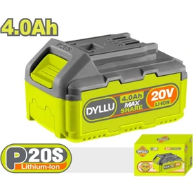 باتری 20 ولت 4 آمپر دایلو مدل DTLBP540 | باتری لیتیومی سری P20S با ظرفیت 4Ah و عملکرد حرفه‌ای