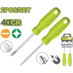 ست 2 عددی پیچگوشتی دایلو مدل DTSS2302 | مجموعه پیچگوشتی دوسو و چهارسو حرفهای با دسته ارگونومیک ضد لغزش