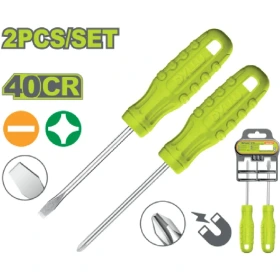 ست 2 عددی پیچ‌گوشتی دایلو مدل DTSS2302 | مجموعه پیچ‌گوشتی دوسو و چهارسو حرفه‌ای با دسته ارگونومیک ضد لغزش