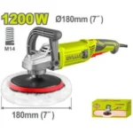 پولیشر برقی 1200 وات حرفه‌ای دایلو DTAE1512001 | دستگاه پولیش خودرو با قابلیت تنظیم سرعت
