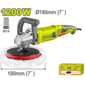 پولیشر برقی 1200 وات حرفه‌ای دایلو DTAE1512001 | دستگاه پولیش خودرو با قابلیت تنظیم سرعت