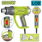 سشوار صنعتی دیجیتال 2000 وات دایلو مدل DTHG1530 | هیتر گان حرفه‌ای با نمایشگر LCD و کنترل دما
