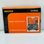 جعبه بکس 121 پارچه Wainer مدل WS-121 | ست کامل بکس و آچار کروم حرفه‌ای با کیف حمل