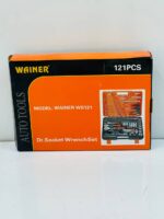 جعبه بکس 121 پارچه Wainer مدل WS-121 | ست کامل بکس و آچار کروم حرفهای با کیف حمل