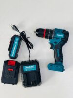 دریل شارژی براشلس 48 ولت ماکیتا مدل 48V MAX دو باتری | دریل پیچ‌گوشتی قدرتمند صنعتی