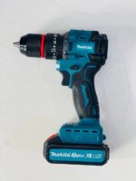 دریل شارژی براشلس 48 ولت ماکیتا مدل 48V MAX دو باتری | دریل پیچ‌گوشتی قدرتمند صنعتی