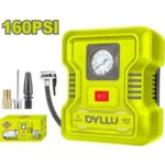 پمپ باد فندکی دایلو مدل DTAAC501 | کمپرسور باد خودرو 12 ولت با فشار 160 PSI