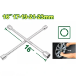 آچار چرخ چهارپر دایلو مدل DTTH8316 | آچار چرخ 17، 19، 21 و 23 میلی‌متری فولاد CK45