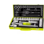 ست بکس 1/2 اینچ 24 عددی دایلو مدل DTST2L24 | جعبه بکس حرفه‌ای کروم وانادیوم 10 تا 32 میلی‌متر - Image 2