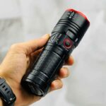 چراغ قوه اسمال سان Small Sun ZY-T229 | چراغ قوه شارژی زوم دار برد 550 متر با پاوربانک و باتری 7800 میلی‌آمپرساعت