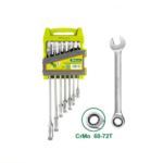ست آچار یکسر جغجغه 7 عددی دایلو مدل DTSP4207 | آچار جغجغه‌ای حرفه‌ای CrMo سایز 8 تا 19 میلی‌متر - Image 3