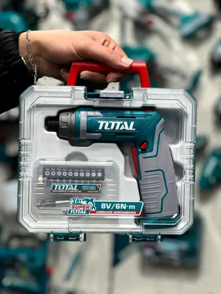 پیچ گوشتی شارژی 8 ولت توتال مدل TSDLI08025