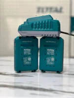 ست دو عددی باتری و شارژر 20 ولت توتال مدل TFBCPK2212