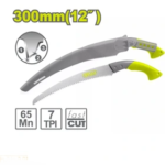 اره باغبانی 300 میلی‌متری دایلو مدل DTHW9112 | اره هرس 12 اینچ با تیغه فولاد 65Mn و غلاف محافظ